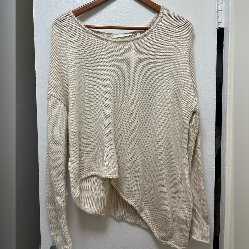 Helmut Lang Knit Asymmetric Sweater